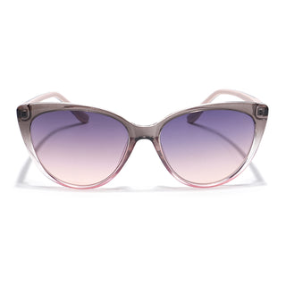 Eyejack Grey & Pink Cateye Sunglasses for Women (35004CL900)