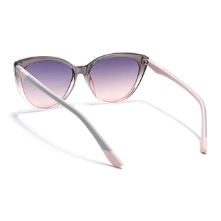 Eyejack Grey & Pink Cateye Sunglasses for Women (35004CL900)