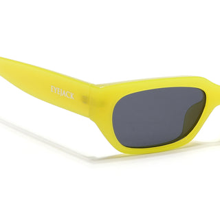 Eyejack Yellow Rectengle Sunglasses for Men & Women (3563CL983)