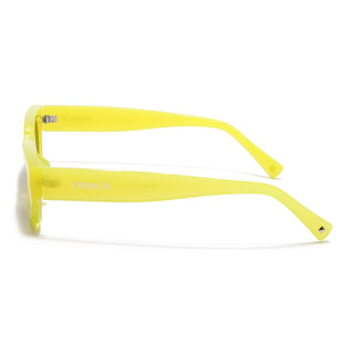 Eyejack Yellow Rectengle Sunglasses for Men & Women (3563CL983)