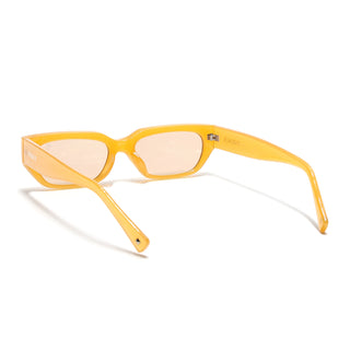 Eyejack Orange Rectengle Sunglasses for Men & Women (3563CL984)