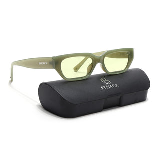 Eyejack Olive Rectengle Sunglasses for Men & Women (3563CL985)