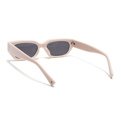 Eyejack White Rectangle Sunglasses for Men & Women (3563CL987)