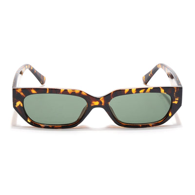 Eyejack Demi Brown Rectangle Sunglasses for Men & Women (3563CL989)