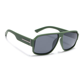 Eyejack Green Wayfarer Polarized Sunglasses for Men & Women (3710PCL1205)