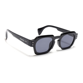 Eyejack Black Round Sunglasses for Men & Women (3717CL990)