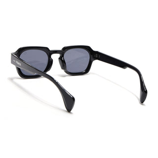 Eyejack Black Round Sunglasses for Men & Women (3717CL990)