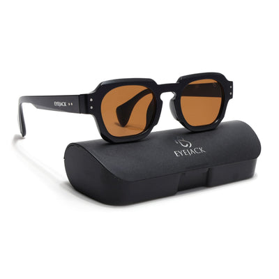 Milan - Black Round Sunglasses I Brown Lense (3717CL992)