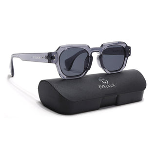 Eyejack Grey Round Sunglasses for Men & Women (3717CL993)