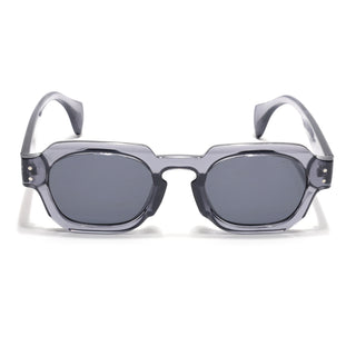 Eyejack Grey Round Sunglasses for Men & Women (3717CL993)