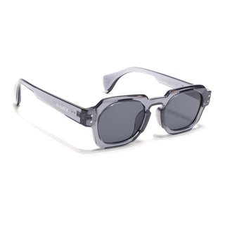 Eyejack Grey Round Sunglasses for Men & Women (3717CL993)