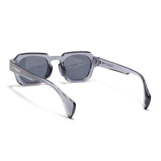 Eyejack Grey Round Sunglasses for Men & Women (3717CL993)