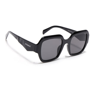 Eyejack Black Oversize Sunglasses for Women (3732CL994)