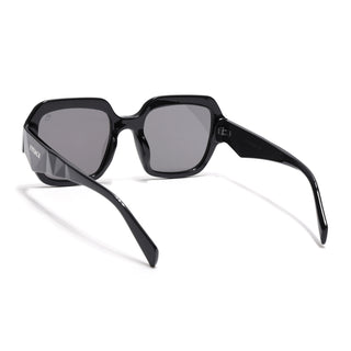 Eyejack Black Oversize Sunglasses for Women (3732CL994)