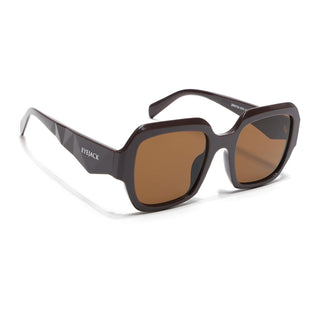 Eyejack Black Oversize Sunglasses for Women (3732CL995)