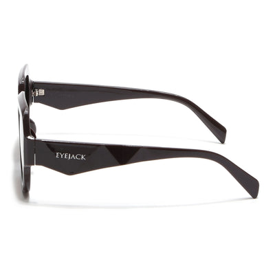 Eyejack Brown Oversize Sunglasses for Women (3732CL995)