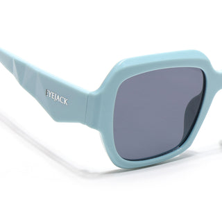 Eyejack Sky Blue Oversize Sunglasses for Women (3732CL996)