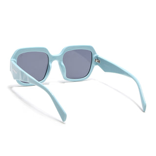 Eyejack Sky Blue Oversize Sunglasses for Women (3732CL996)