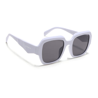 Eyejack White Oversize Sunglasses for Women (3732CL997)