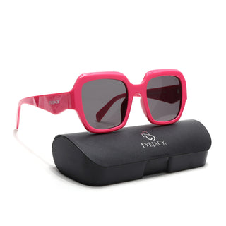 Eyejack Red Oversize Sunglasses for Women (3732CL998)