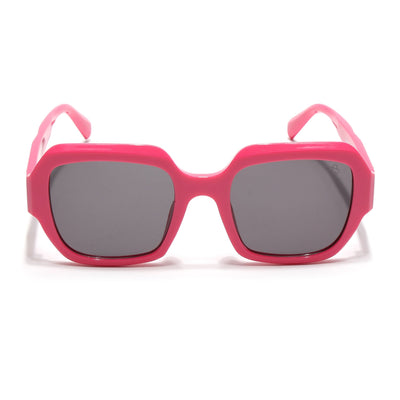 Eyejack Hot Pink Oversize Sunglasses for Women (3732CL998)