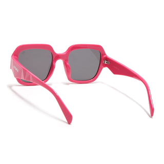 Eyejack Red Oversize Sunglasses for Women (3732CL998)