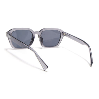 Eyejack Grey Square Sunglasses for Men & Women (3740CL1000)