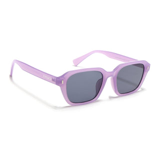 Eyejack Purple Square Sunglasses for Men & Women (3740CL1002)