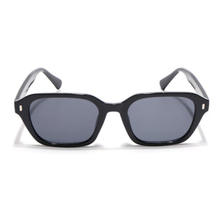 Eyejack Black Square Sunglasses for Men & Women (3740CL999)