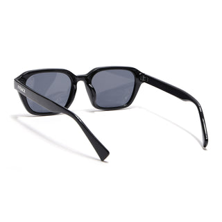 Eyejack Black Square Sunglasses for Men & Women (3740CL999)