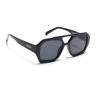 Eyejack Black Wayfarer Sunglasses for Men & Women (3761CL1003)