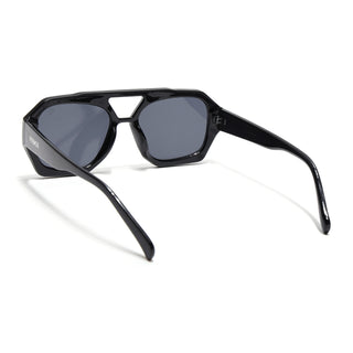 Eyejack Black Wayfarer Sunglasses for Men & Women (3761CL1003)