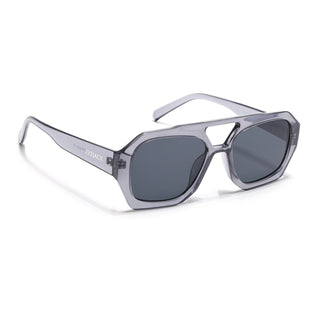 Eyejack Grey Wayfarer Sunglasses for Men & Women (3761CL1005)