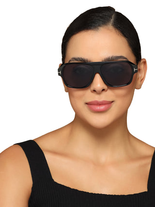 BEAM - Shine Black Square Sunglasses I 3793CL512-C1