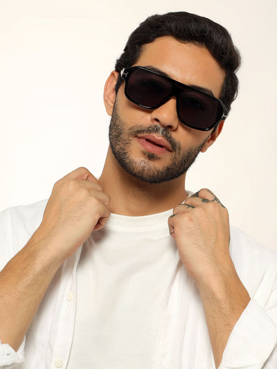 BEAM - Shine Black Square Sunglasses I 3793CL512-C1