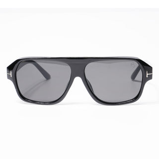 Eyejack Square Sunglasses for Men & Women (Black Lens | Shine Black Frame - 3793CL512-C1)