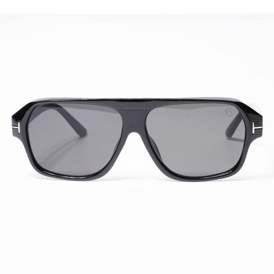 BEAM - Shine Black Square Sunglasses I 3793CL512-C1