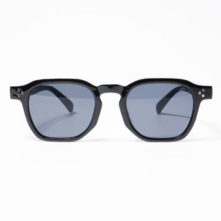 Eyejack Square Sunglasses for Men & Women (Black Lens | Shine Black Frame - 3797CL518-C1)