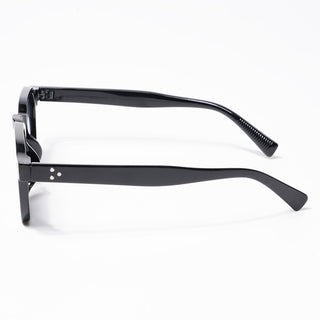 Eyejack Square Sunglasses for Men & Women (Black Lens | Shine Black Frame - 3797CL518-C1)