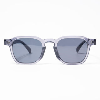 Eyejack Square Sunglasses for Men & Women (Grey Lens | Grey Frame - 3797CL519-C2)