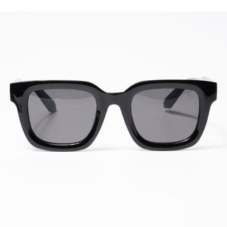 Eyejack Square Sunglasses for Men & Women (Black Lens | Shine Black Frame - 3803CL525-C1)