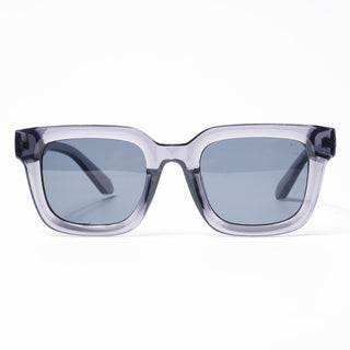 Eyejack Square Sunglasses for Men & Women (Grey Lens | Grey Frame - 3803CL526-C2)