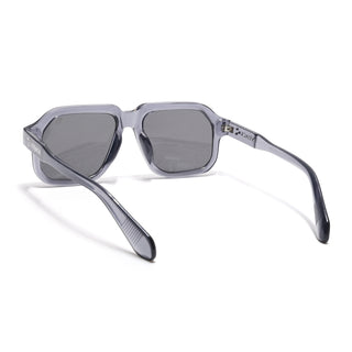 Eyejack Grey Aviator Sunglasses for Men & Women (3820CL1011)