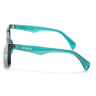 Eyejack Green Cateye Sunglasses for Women (3863CL1017)