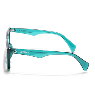 Eyejack Green Cateye Sunglasses for Women (3863CL1018)