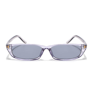 Eyejack Grey Rectengle Sunglasses for Women (3972CL1021)