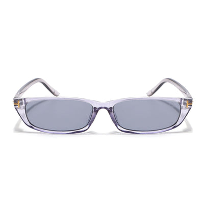 Eyejack Grey Rectangle Sunglasses for Women (3972CL1021)
