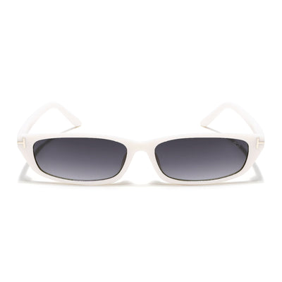 Eyejack White Rectangle Sunglasses for Women (3972CL1023)