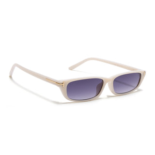 Eyejack White Rectangle Sunglasses for Women (3972CL1023)