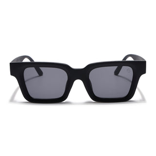 Eyejack Black Square Sunglasses for Men & Women (4834CL1193)